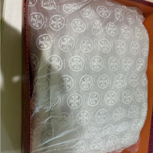 Brand new Tory Burch sz 10 Gemini Link Platform Silver Quilted Nylon Hiking Boot - Picture 6 of 7